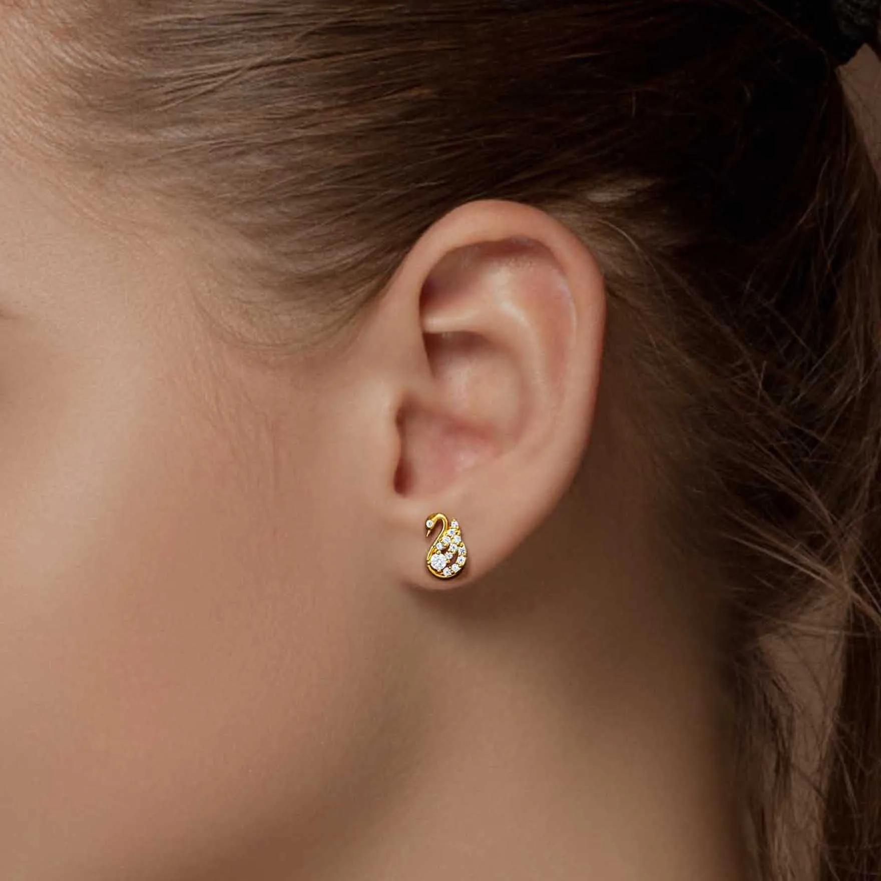 Stone Earring PSST397W-001