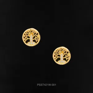 Stone Earring PSST421W-001