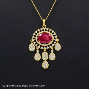 STONE PENDANT WITH STUD PMSLT5WR-003, PMSHST61WR-082