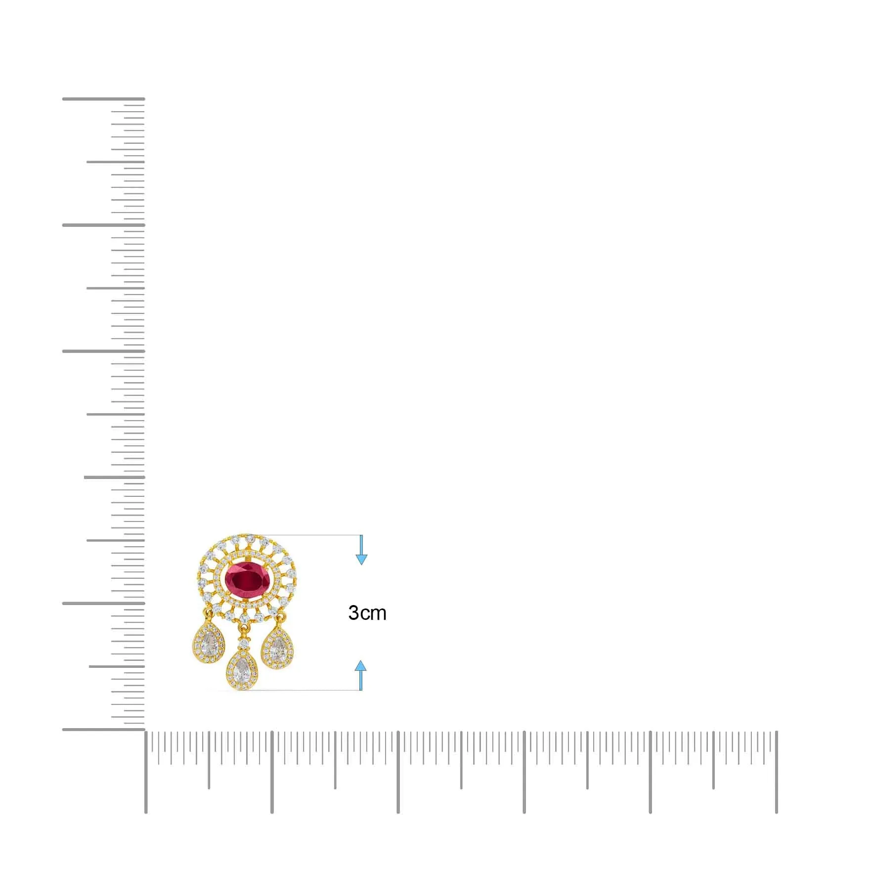 STONE PENDANT WITH STUD PMSLT5WR-003, PMSHST61WR-082
