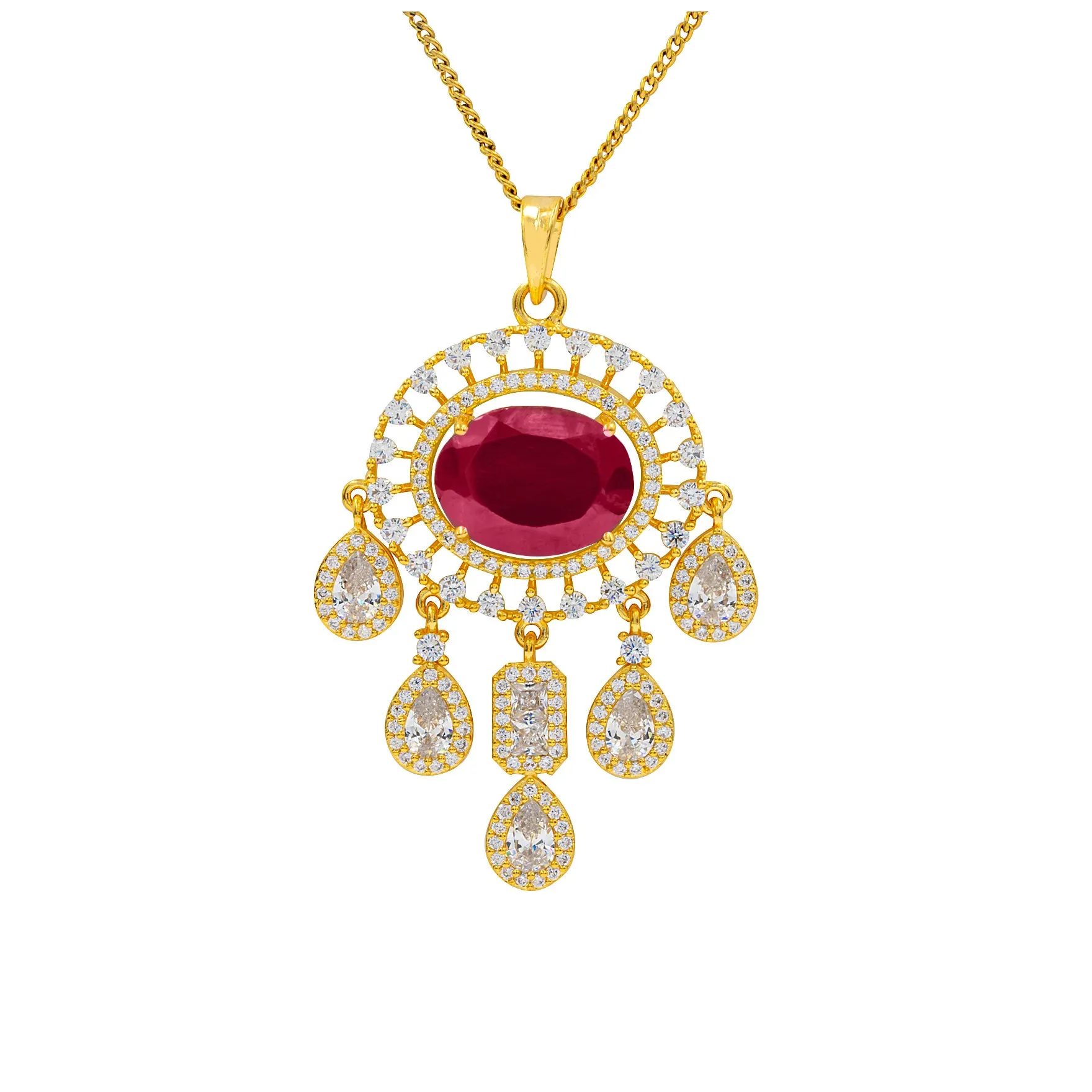 STONE PENDANT WITH STUD PMSLT5WR-003, PMSHST61WR-082
