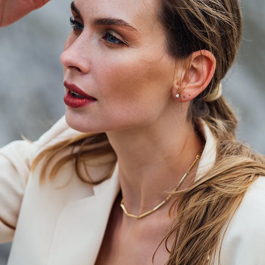 Sunray 18K Gold Necklace