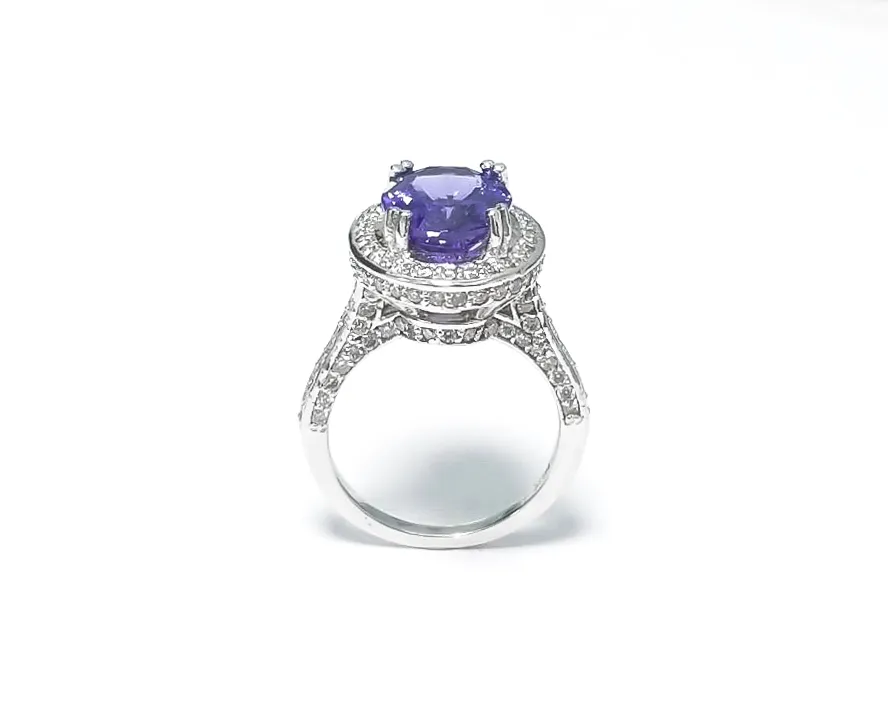 Tanzanite Oval Ring 4.72 cts