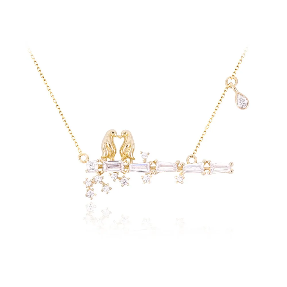 TEAR OF GLACIER 2-PENGUIN Necklace