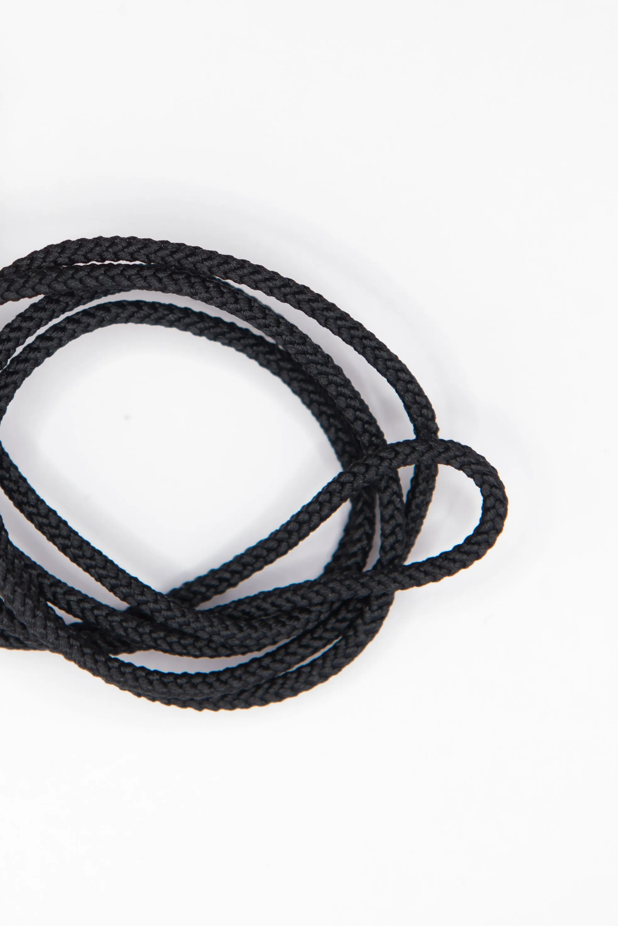 The String Project Necklace - 32", Silver - Black