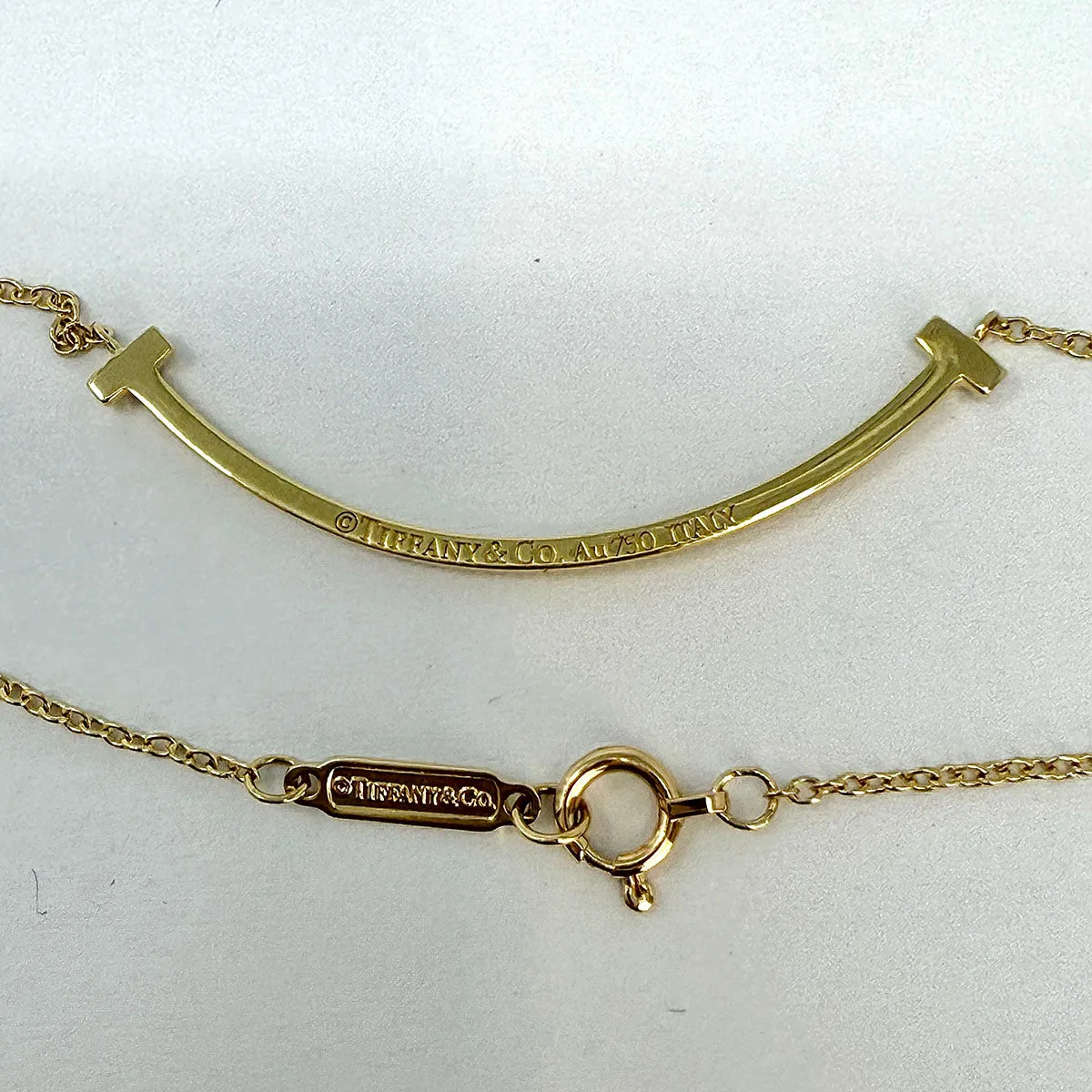 Tiffany & Co.Smile Diamond Pendant  Necklace