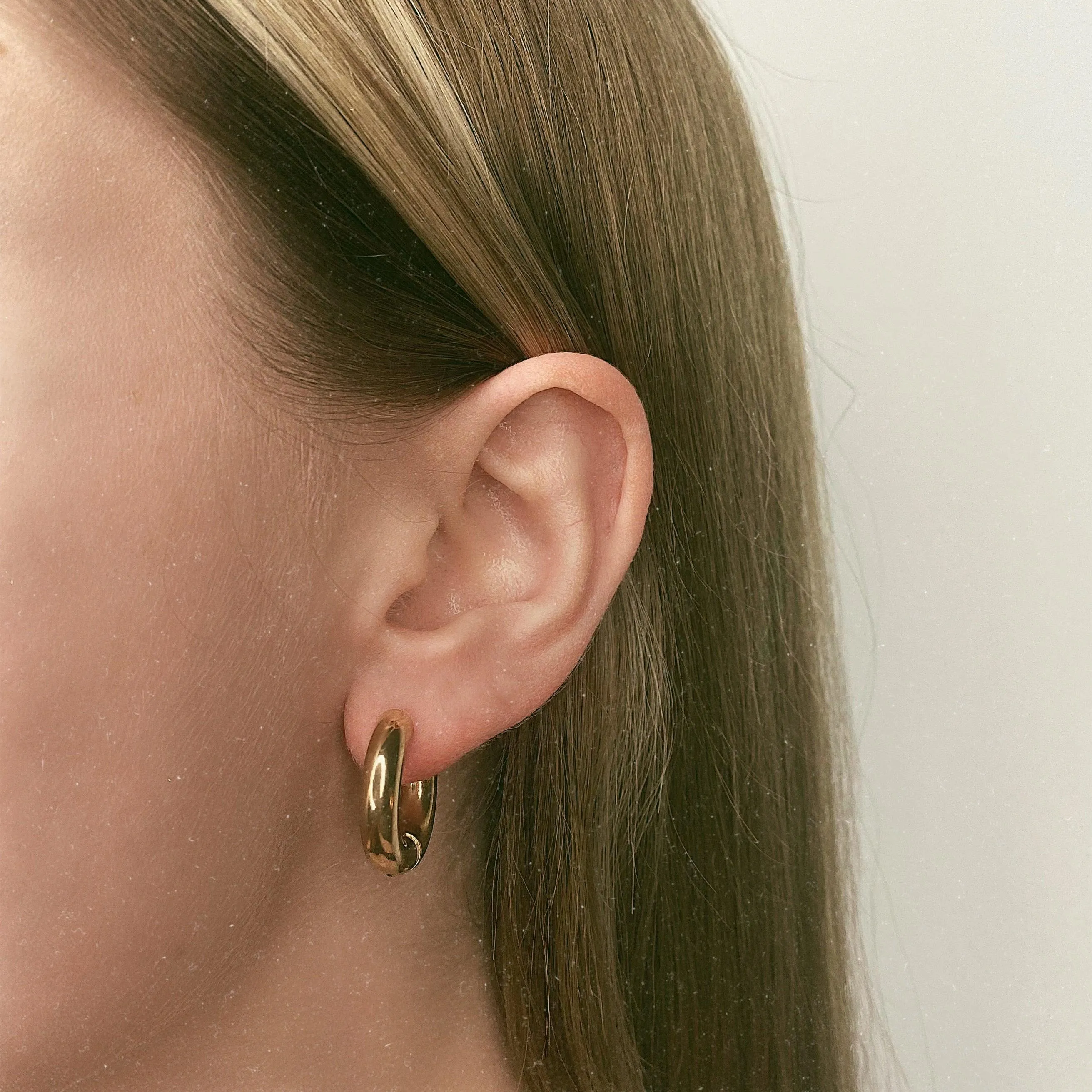 Tube Hoop Earrings