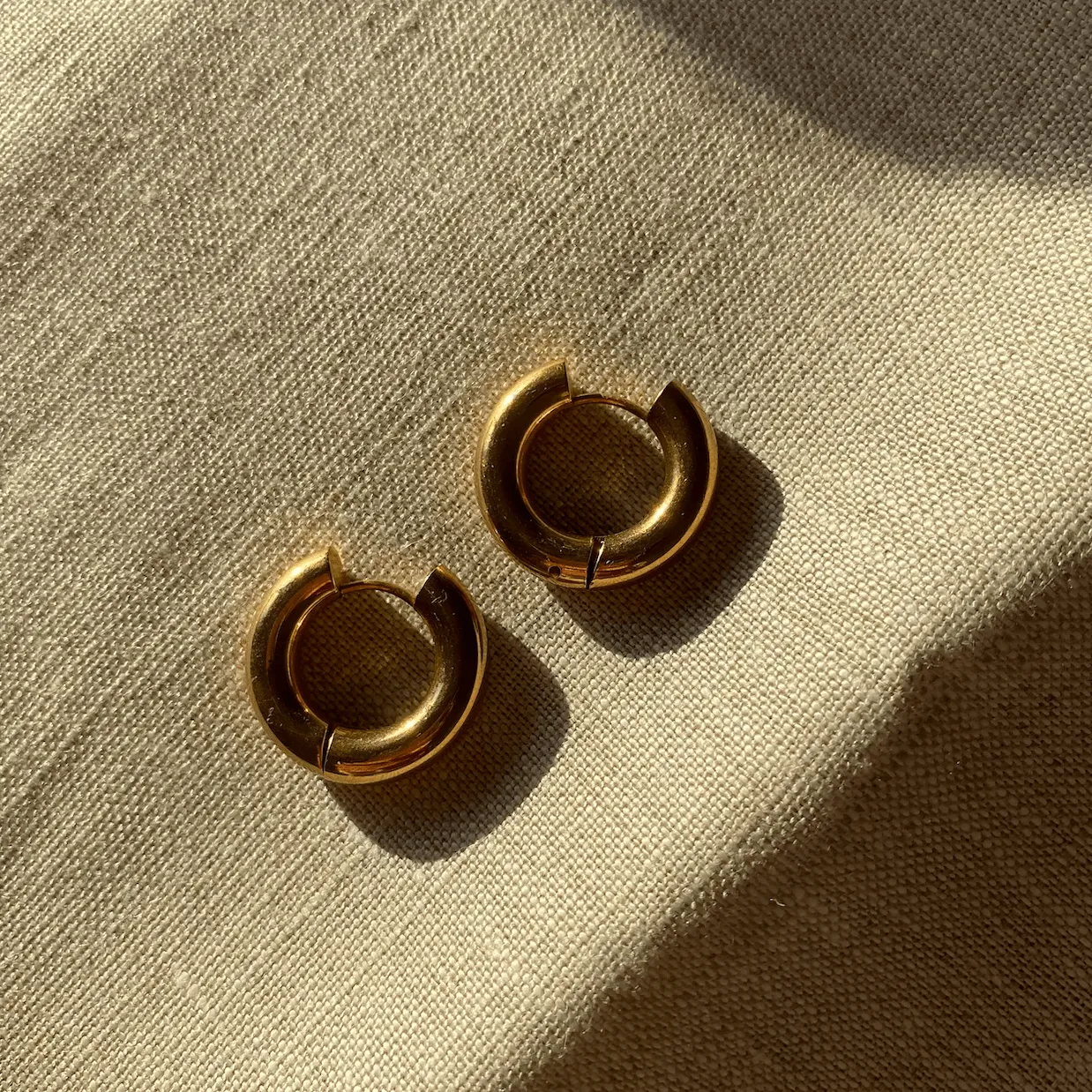 Tube Hoop Earrings