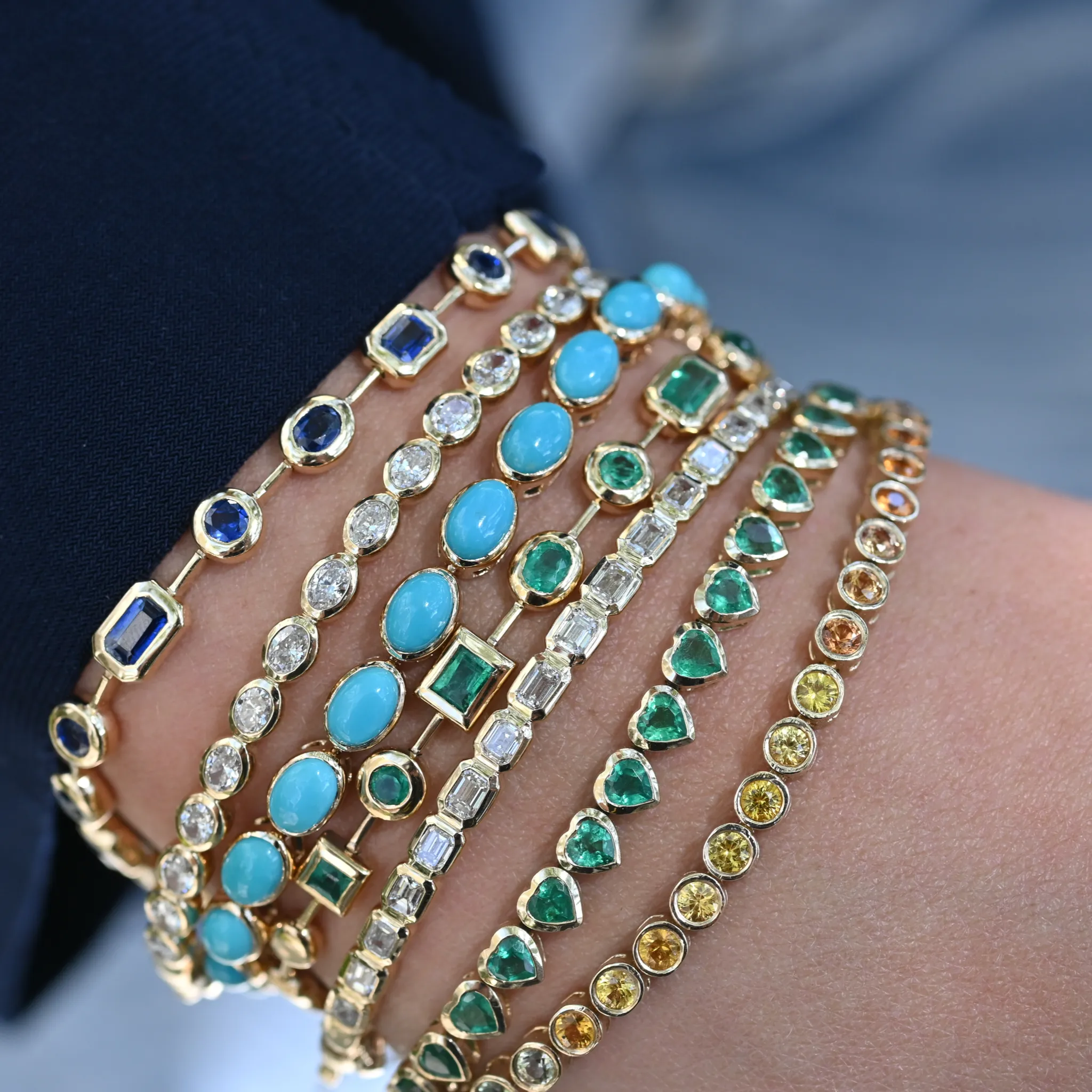 Turquoise Segment Bracelet