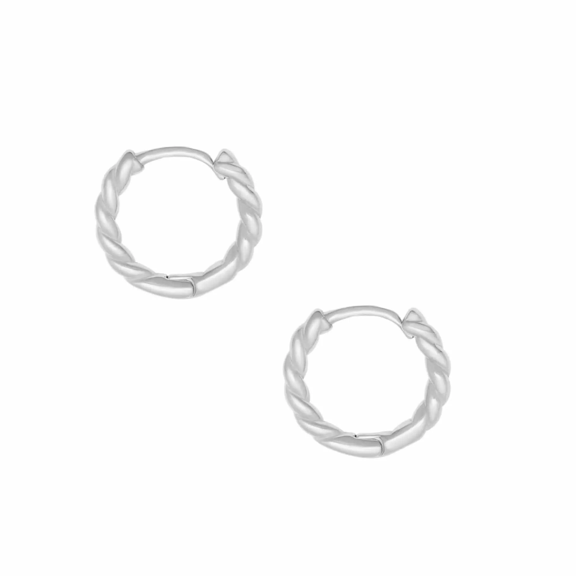 Twisted Hoop Earrings