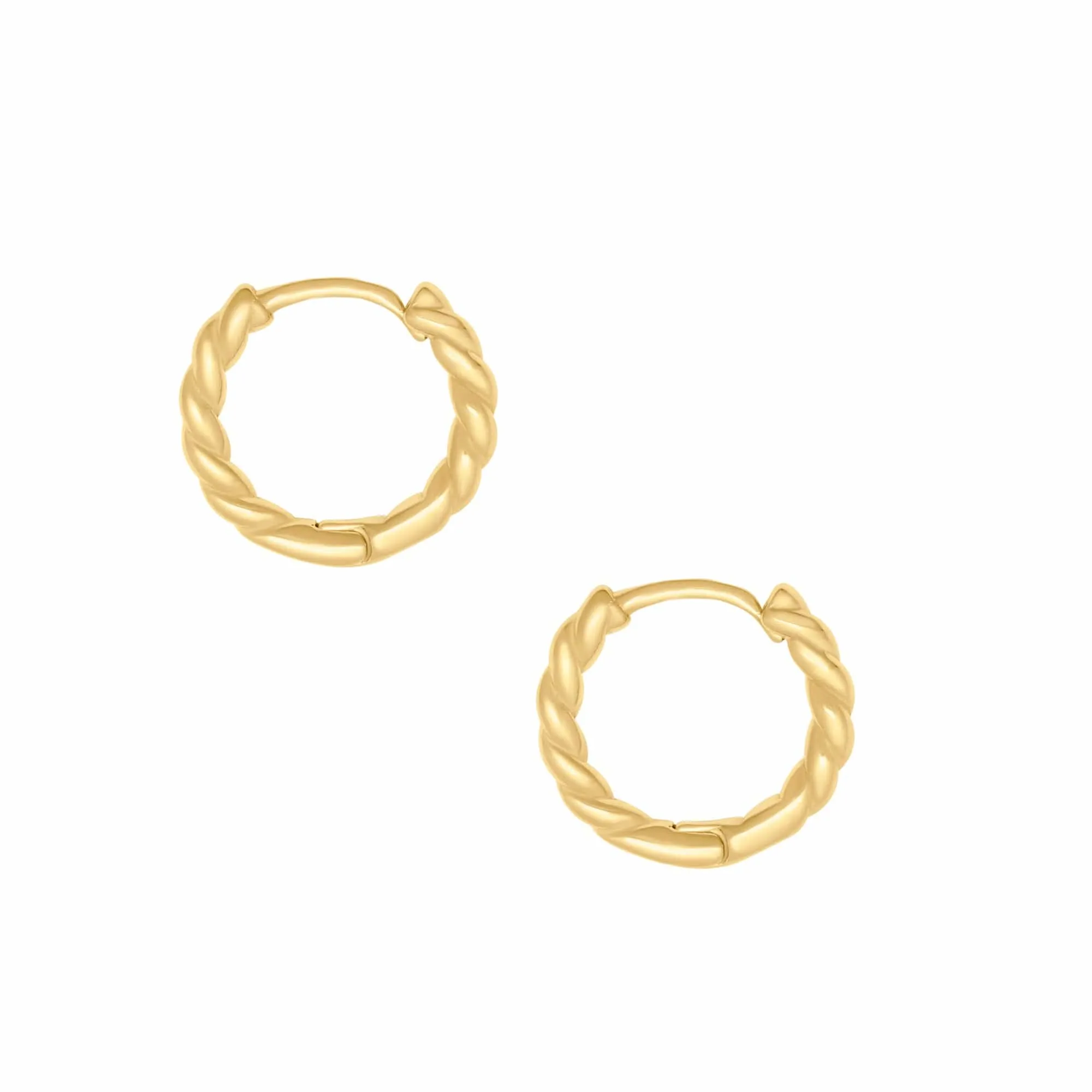 Twisted Hoop Earrings