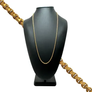 Vintage 22K Gold Fancy Link Necklace