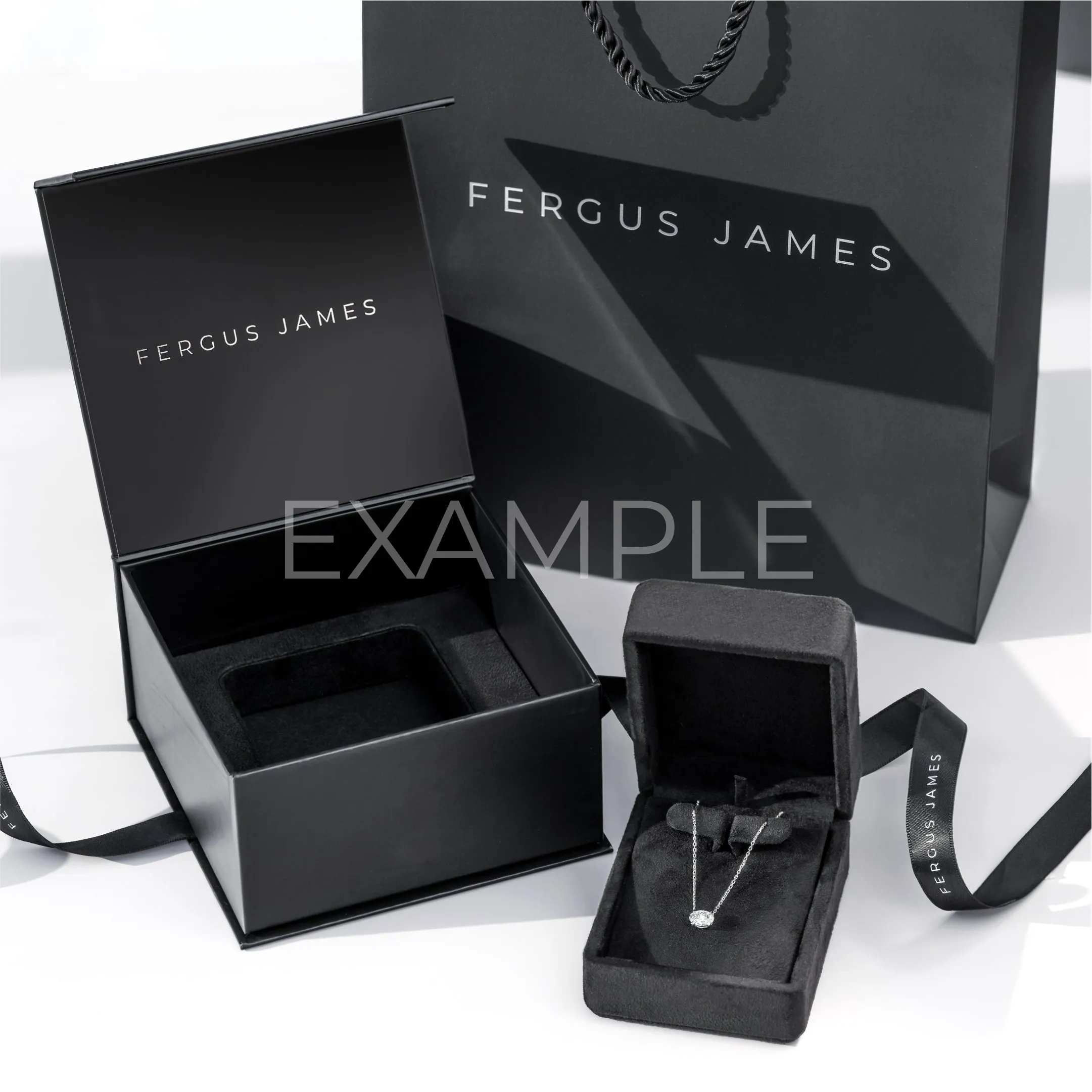 X Letter Pendant White Gold