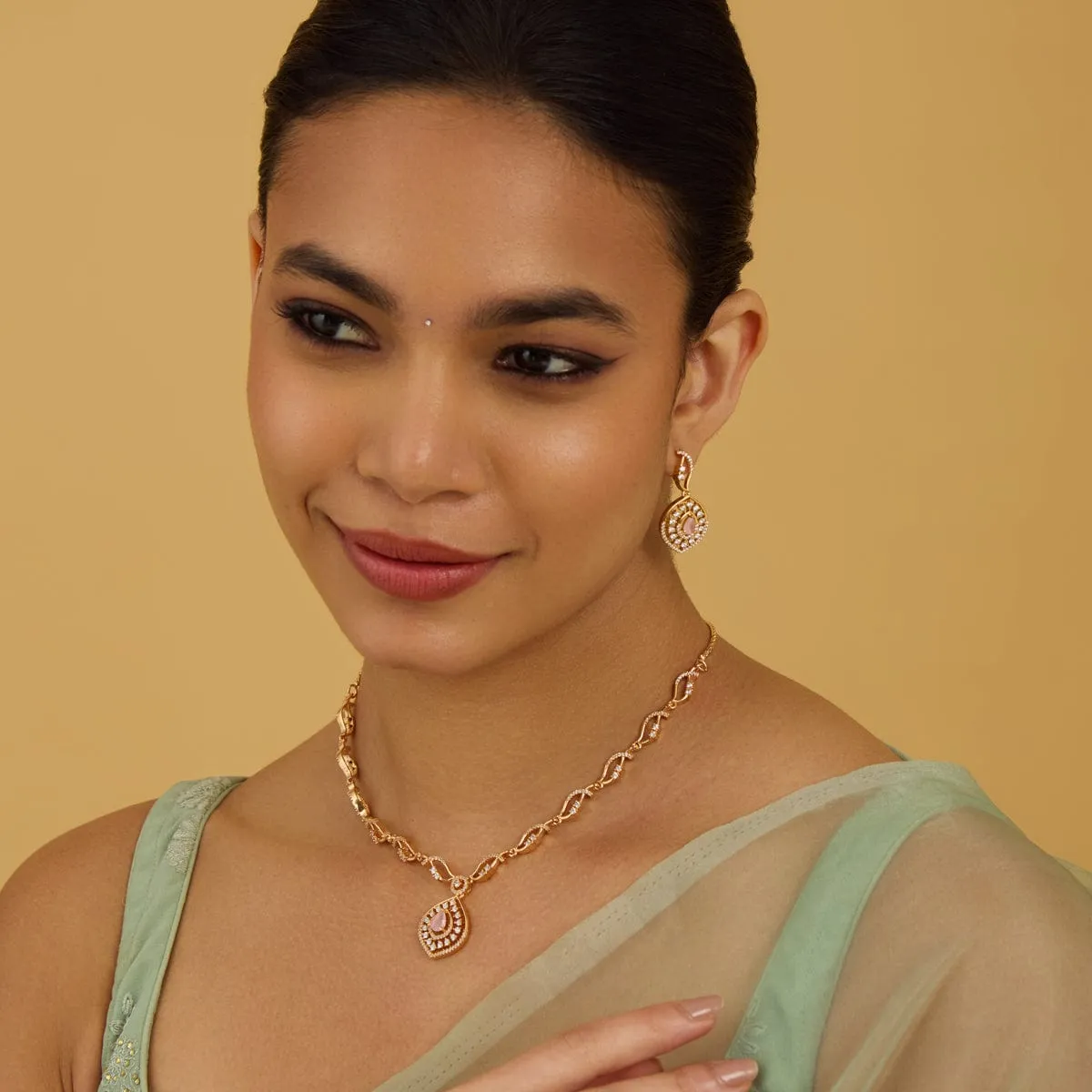 Zircon Necklace 178006